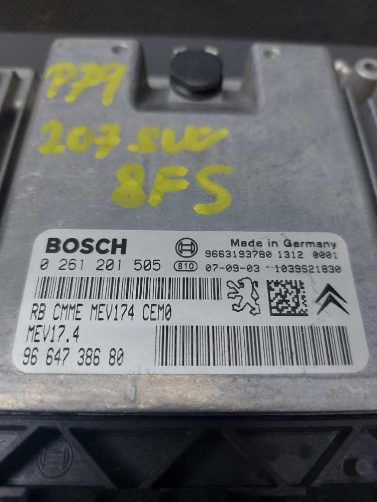 Řídící jednotka motoru 1.4 VTI 70 kW 8FS 0261201505 MEV17.4 9664738680 Citroen Peugeot