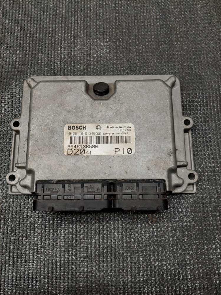 Řídící jednotka motoru 2.0 HDI 62 kW RHV 0281010346 D2041 9646138580 Citroen Peugeot