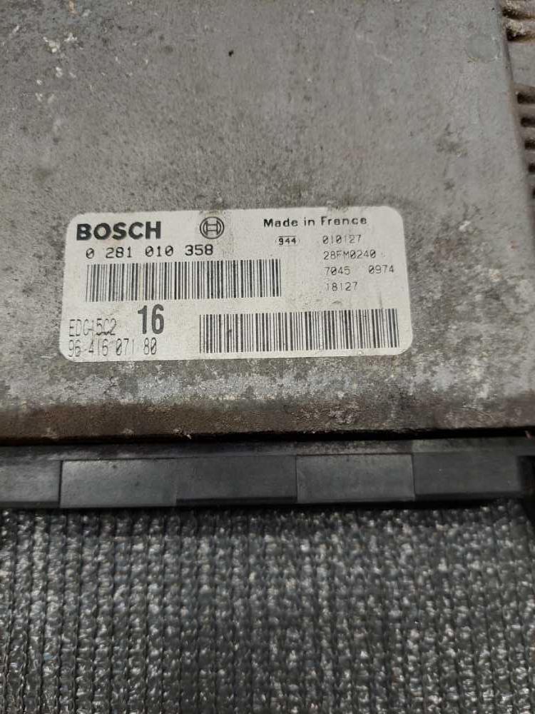 Řídící jednotka motoru 2.0 HDI 66 kW RHY 0281010358 EDC15C216 9641607180 Citroen Peugeot