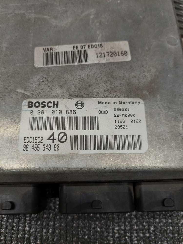 Řídící jednotka motoru 2.2 HDI 98 kW 4HX 0281010886 EDC15C240 9645534980 Citroen Peugeot