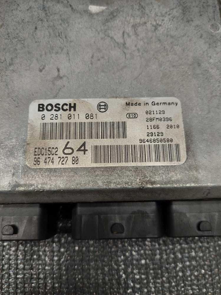 Řídící jednotka motoru 2.0 HDI 79 kW RHS 0281011081 EDC15C264 9647472780 Citroen Peugeot