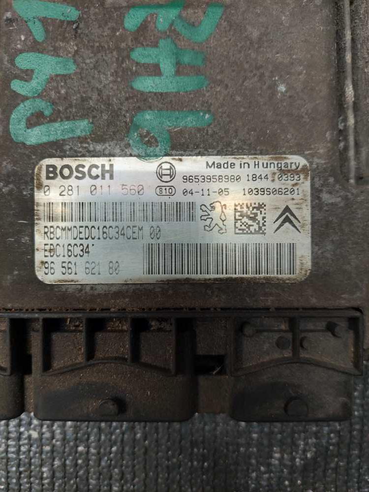 Řídící jednotka motoru 1.6HDI 80kW 9HZ 0281011560 EDC16C34 9656162180 Citroen Peugeot