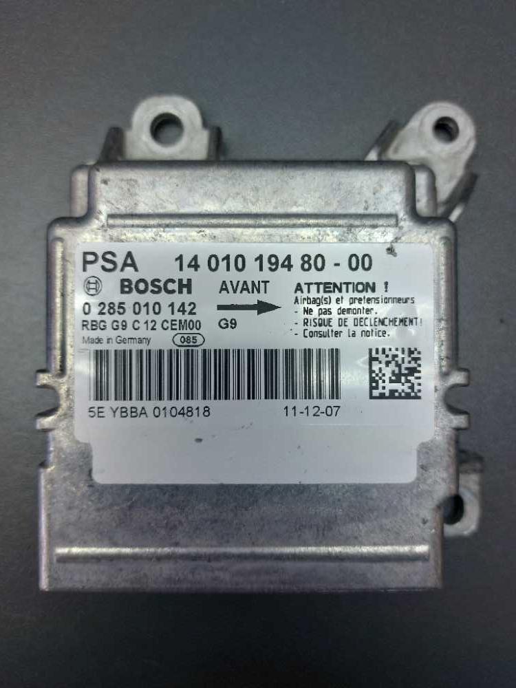 Řídící jednotka airbagu Citroen Jumpy Peugeot Expert Fiat Scudo III od 2006 1401019480 0285010142