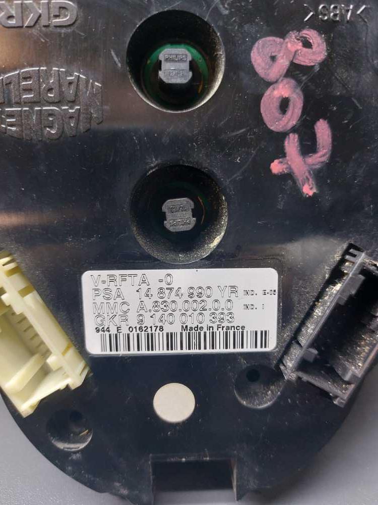 Ovládání topení Peugeot 807 Citroen C8 Lancia Phedra Fiat Ulysse 14874990YR A83000200 9140010393