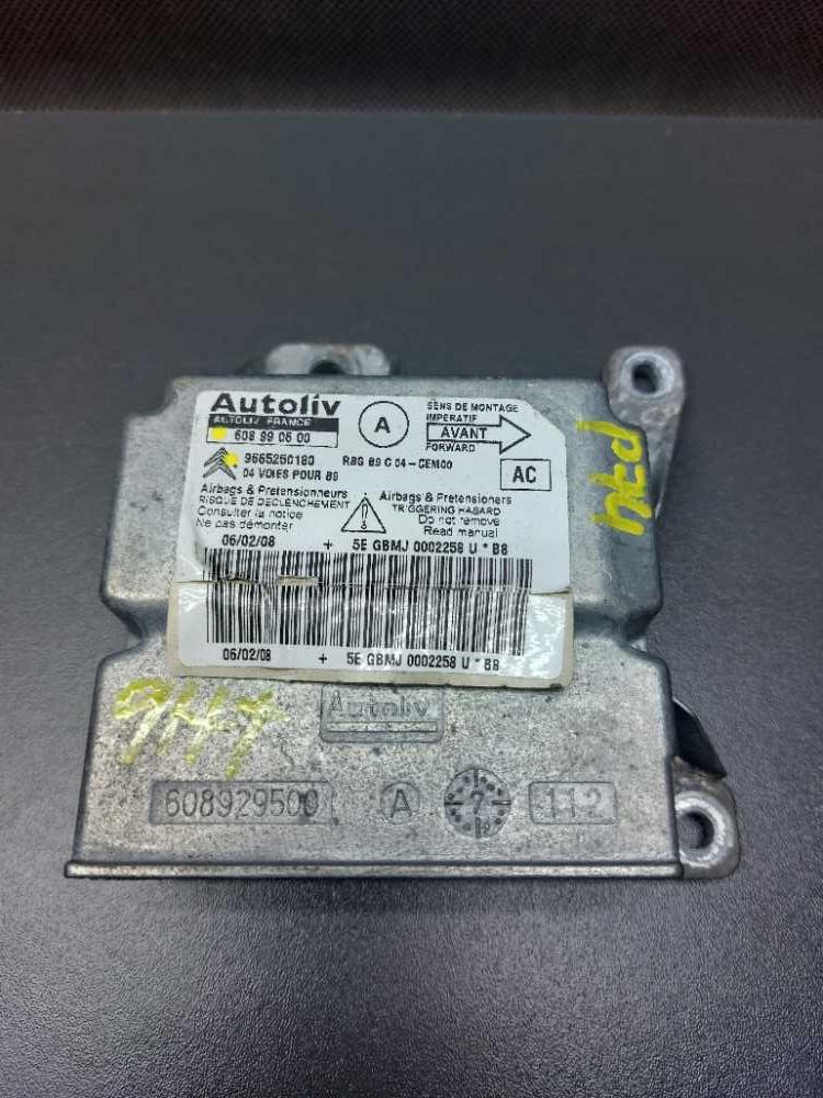 Řídící jednotka airbagu Peugeot Partner Citroen Berlingo III od 2008 9665250180 608990600