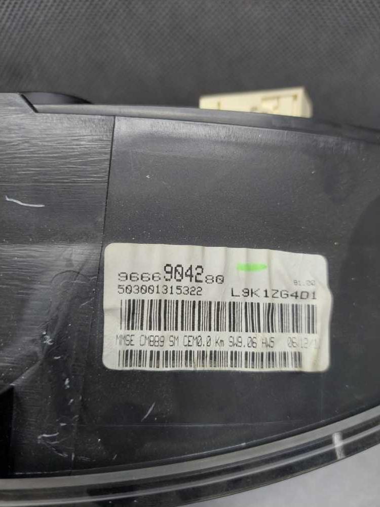 Palubní přístroje Peugeot Partner Citroen Berlingo III od 2008 1.6 HDI 68 kW 9HP 9666904280