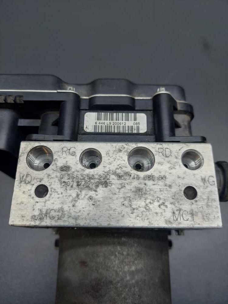 Jednotka ABS Peugeot Partner Citroen Berlingo III od 2008 1.6 HDI 68 kW 9HP 9674663580 0265252222 0265951952