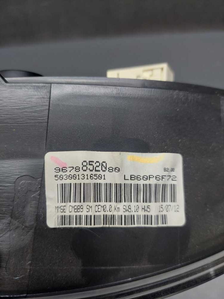 Palubní přístroje Peugeot Partner Citroen Berlingo III od 2008 1.6 HDI 68 kW 9HP 9678852080