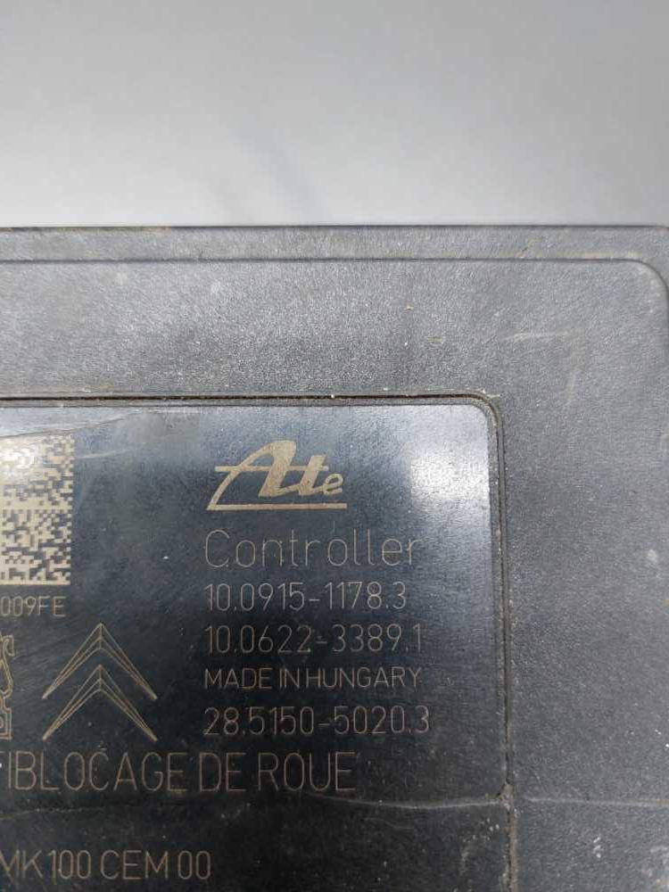 Jednotka ABS Peugeot 208 9806891780 10.0220-0257.4 10.0915-1178.3 10.0622-3389.1 POSKOZENO