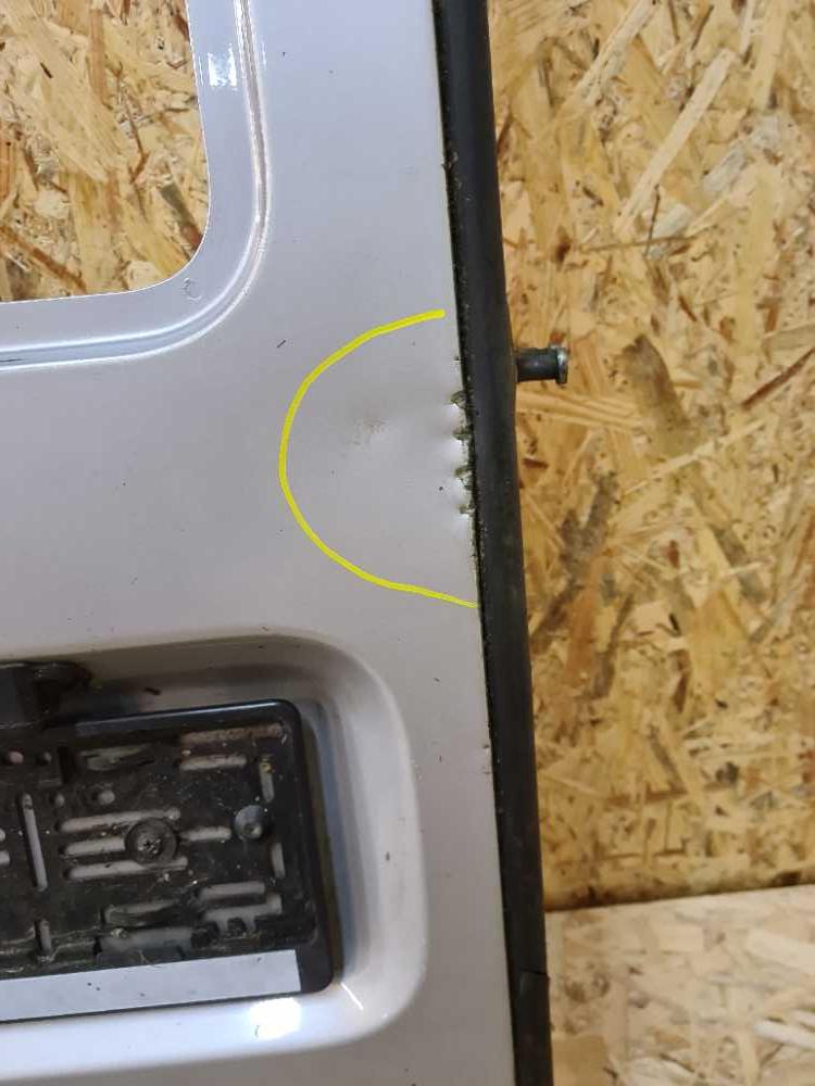 Dveře křídlové levé zadní Peugeot Expert Fiat Scudo Citroen Jumpy I do 2006 drobné oděrky promáčkliny