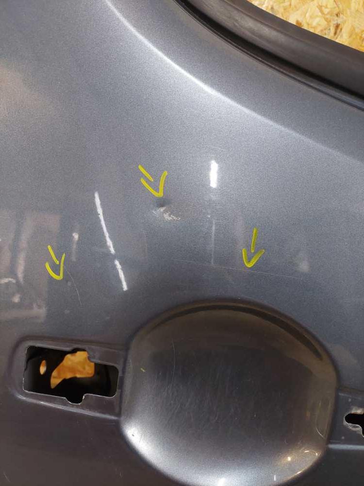 Dveře pravé přední Peugeot Partner Citroen Berlingo III od 2008 Šedá EZW vady viz foto