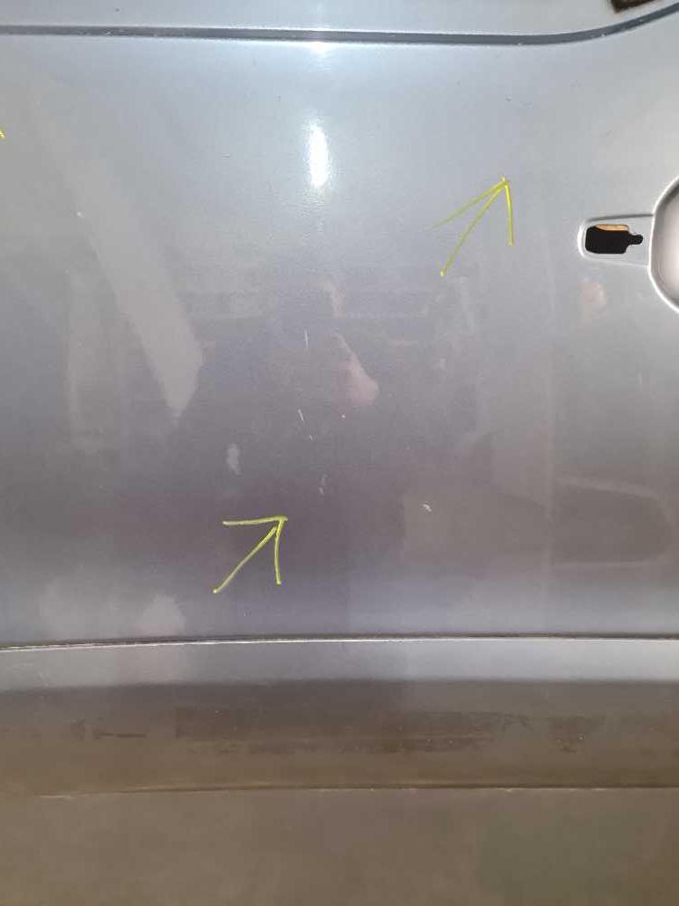 Dveře pravé zadní Peugeot Partner Citroen Berlingo III od 2008 Šedá EZW oděrky koroze