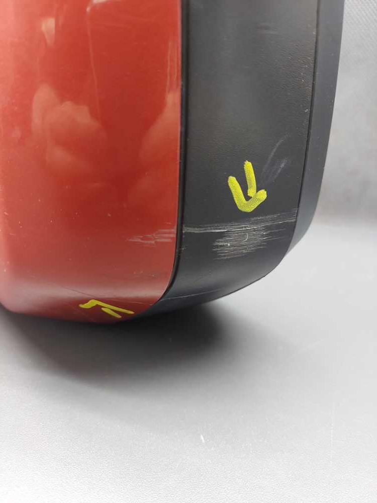 Zrcátko levé Peugeot Partner Citroen Berlingo III od 2008 Červená KHK oděrky, 7 pinů