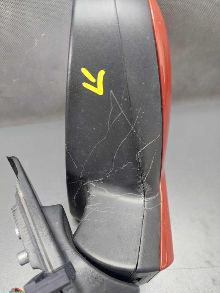 Zrcátko levé Peugeot Partner Citroen Berlingo III od 2008 Červená KHK oděrky, 7 pinů