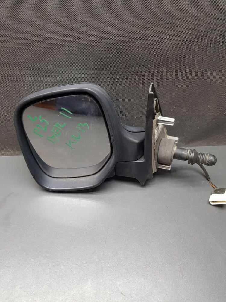 Zrcátko levé Peugeot Partner Citroen Berlingo II do 2008 Modrá KNB prasklý kryt 2 piny