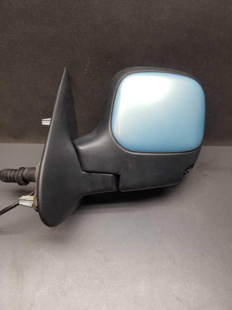 Zrcátko levé Peugeot Partner Citroen Berlingo II do 2008 Modrá KNB prasklý kryt 2 piny