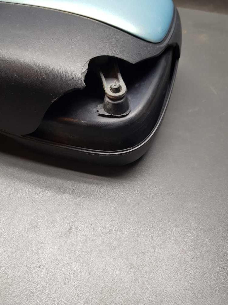 Zrcátko levé Peugeot Partner Citroen Berlingo II do 2008 Modrá KNB prasklý kryt 2 piny