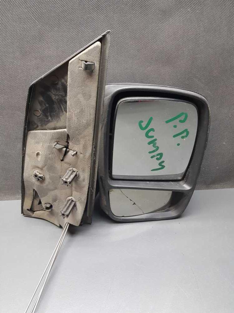 Zrcátko pravé Citroen Jumpy Peugeot Expert Fiat Scudo od 2006 manuální prasklý kryt i sklo škrábance